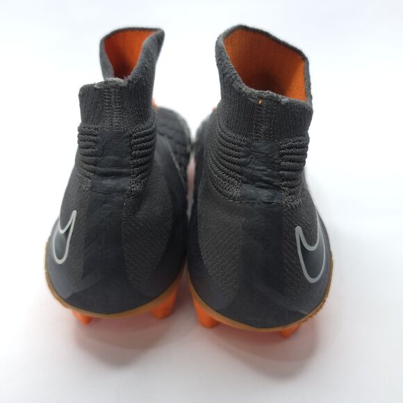 Nike Hypervenom Phantom 3 Elite DF FG Cleats Grey/Orange AH7270-081 Size 4.5y